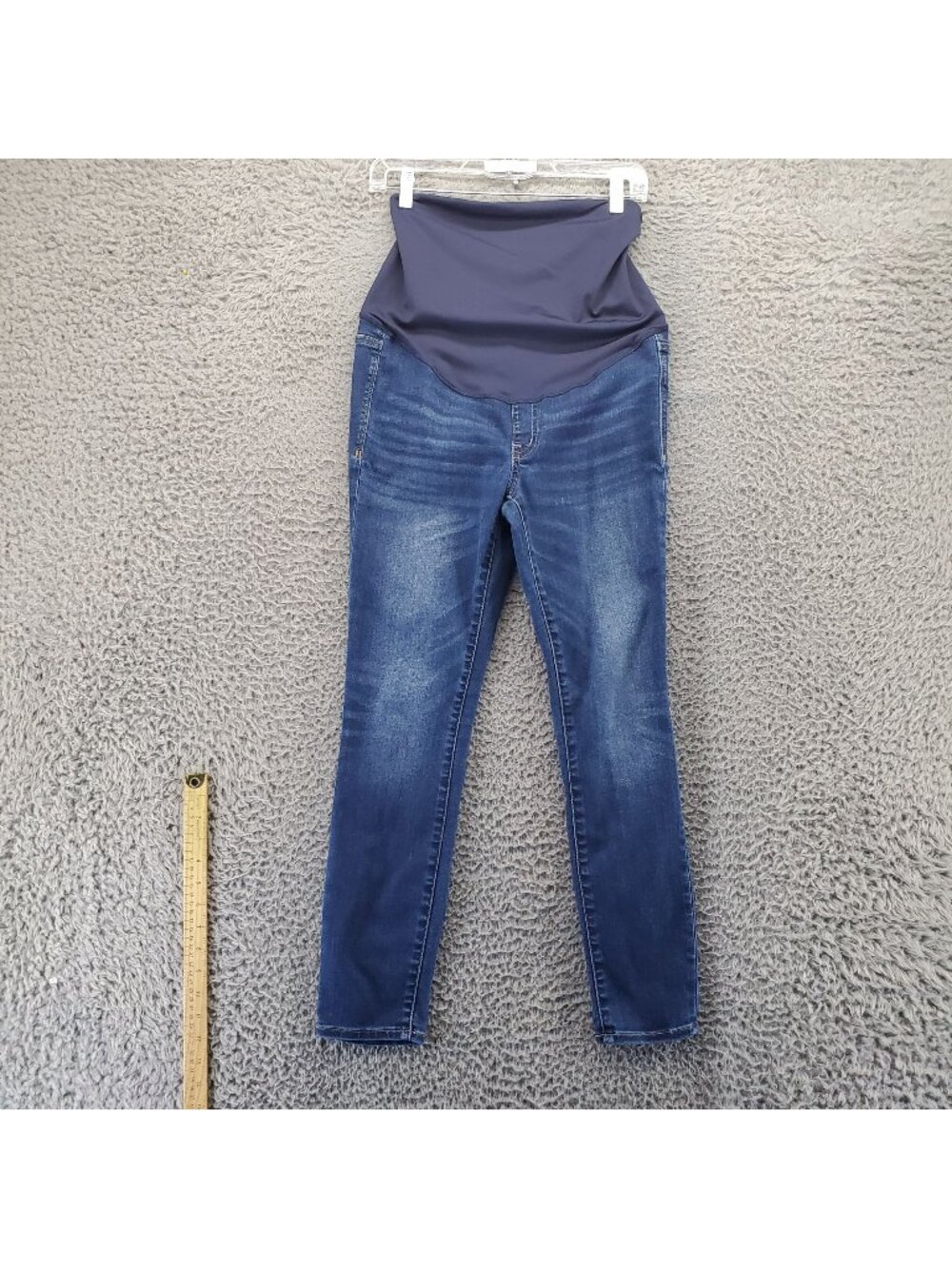 Madewell Jeans Womens 27 Blue Maternity Over Belly Band Comfy Stretchable *Read*
